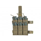 Porta Caricatori M4/M16 6 Mag Drop Leg Shingle Stacker TAN (20-9319 Voodoo Tactical)