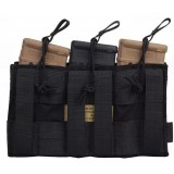 Tasca Porta Caricatore Triplo Open Top Coyote Brown