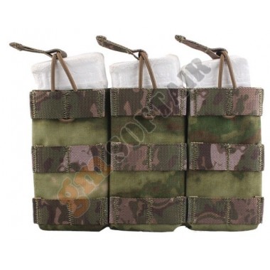 Open Top Triple Magazine Pouch A-Tacs M4-M16 FG (EM6355 EMERSON)