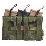 Tasca Porta Caricatore Triplo Open Top Coyote Brown