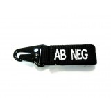 Blood Type Tags AB- Black/White (20-9729 Voodoo Tactical)