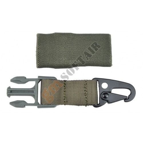 Finale Cinghia con Moschettone Nero Finale Cinghia con Moschettone Nero