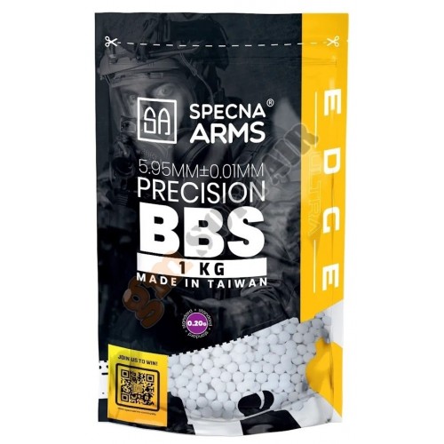 Busta (1kg) Pallini EDGE ULTRA™ - 0.20g - White (SPE-16-039958 Specna Arms)