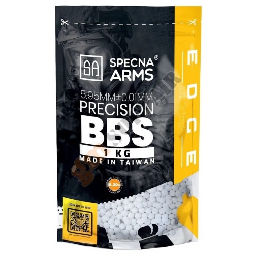 Busta (1kg) Pallini EDGE ULTRA™ - 0.25g - White (SPE-16-039959 Specna Arms)