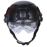 Elmetto FAST BJ Type Nero con Occhiali (EM8818 EMERSON)