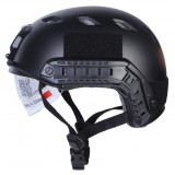 Elmetto FAST BJ Type Nero con Occhiali (EM8818 EMERSON)