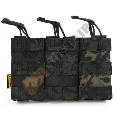 Tasca Porta Caricatore Triplo Open Top Multicam Black (EM6355MCBK EMERSON)