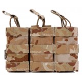 Tasca Porta Caricatore Triplo Open Top Coyote Brown