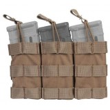 Tasca Porta Caricatore Triplo Open Top Coyote Brown