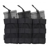 Tasca Porta Caricatore Triplo Open Top Coyote Brown