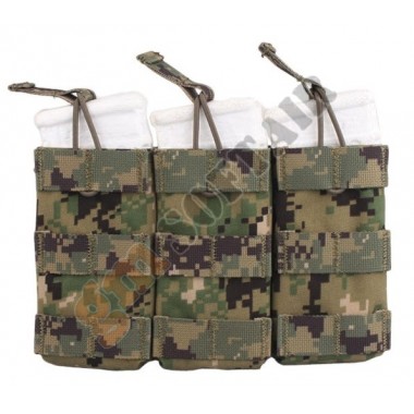 Open Top Triple Magazine Pouch M4-M16 AOR2 (EM6355 EMERSON)