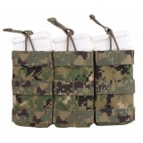 Tasca Porta Caricatore Triplo Open Top AOR2