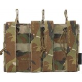 Tasca Porta Caricatore Triplo Open Top Coyote Brown