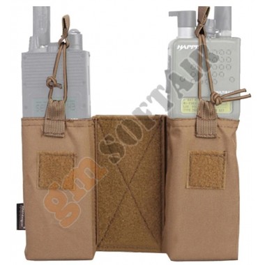 Tasca Porta Radio e Caricatori per JPC Multicam Arid (EM8333 EMERSON)