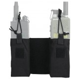 Tasca Porta Radio e Caricatori per JPC Foliage Green