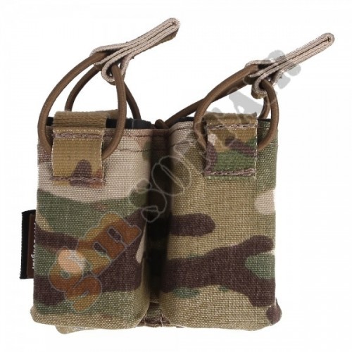 Double Pistol Magazine Pouch for SS Vest Coyote Brown (EM6374 Emerson)