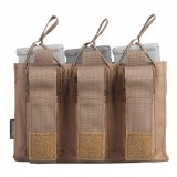 5.56 & Pistol Single Open Top Magazine Pouch Coyote Brown (EM6361 Emerson)