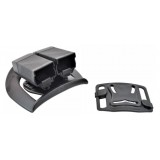 Porta Caricatori Doppio in ABS - Glock - Black (HGLCAR Exagon)