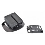Porta Caricatori Doppio in ABS - Glock - Black (HGLCAR Exagon)