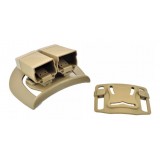 Porta Caricatori Doppio in ABS - Glock - Black (HGLCAR Exagon)