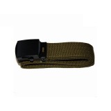 Belt with metal buckle Olive Green (241251-G 101 INC)