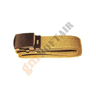 Belt with metal buckle TAN (241251-S 101 INC)