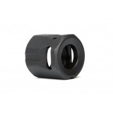 S.I. Circular Micro Threaded Barrel Comp - Black (MB-SI-MC-CIRCLE Madbull)