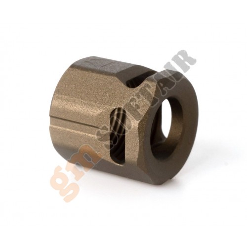 S.I. Circular Micro Threaded Barrel Comp - Black (MB-SI-MC-CIRCLE Madbull)