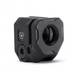 S.I. Circular Micro Threaded Barrel Comp - Black (MB-SI-MC-CIRCLE Madbull)
