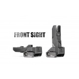 Strike Polymer Backup Sights - Black (MB-SI-SPBUS Madbull)