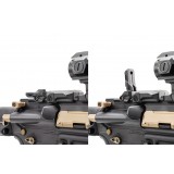 Strike Polymer Backup Sights - Black (MB-SI-SPBUS Madbull)