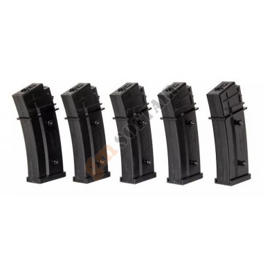 Set 5 Caricatori Mid-Cap per G36 - 120bb (SPE-05-025711 Specna Arms)