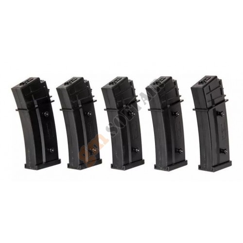 Set 5 Caricatori Mid-Cap per G36 - 120bb (SPE-05-025711 Specna Arms) Set 5 Caricatori Mid-Cap per G36 - 120bb (SPE-05-025711 Specna Arms)