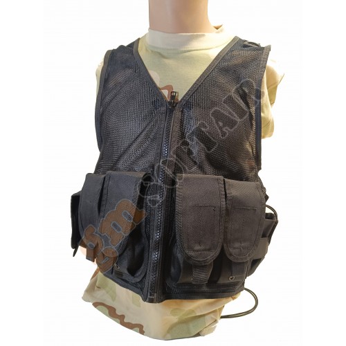 Gilet Tattico a rete Nero (JQ-029 Royal) Gilet Tattico a rete Nero (JQ-029 Royal)
