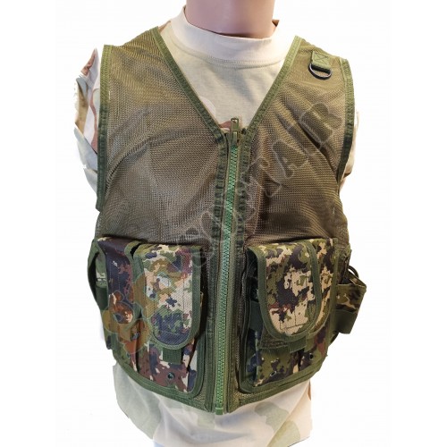 Gillet tattico a rete vegetato (JQ-029 Royal)