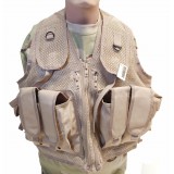 Gilet Tattico a Rete tipo Arktis con zip TAN (H10051 Royal)