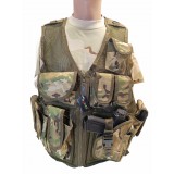 Gillet tattico a rete con fondina Multicam (06557 Royal)