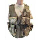 Gillet tattico a rete con fondina Multicam (06557 Royal)