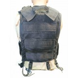 Gilet Tattico Rete e Cordura Nero (2ET02N Vega Holster)