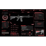 M4 Keymod Full Metal Nero (3381M D-BOYS)