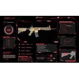 M4 Keymod 10" ABS Nero (3381 D-BOYS)