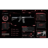 M4 Keymod Full Metal Nero (3381M D-BOYS)