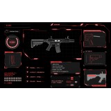 M4 Ris 5" in ABS Nero (1171 D-BOYS)