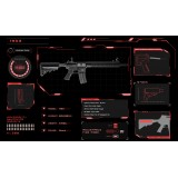 M4 Ris 12.5" in ABS Nero (1903 D-BOYS)