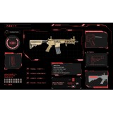 M4 Ris 8" in ABS TAN (7301-T D-BOYS)
