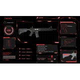 M4 Ris 12" in Metallo Nero (7303M D-BOYS)