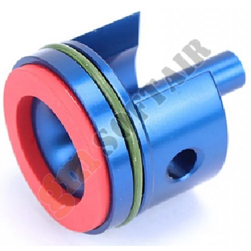 Testa Cilindro Alluminio Blu per SopMod (KA-04-13 King Arms)