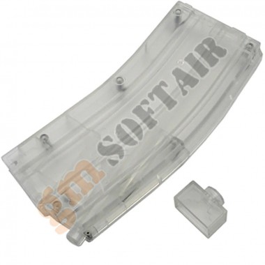 BB loader XL Size M16 Style Trasparente (KA-BL-02-WH King Arms)