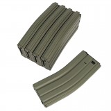 Set 5 Caricatori in Metallo da 450bb M4/M16 TAN (KA-MAG-20-V-HC-DE King Arms)