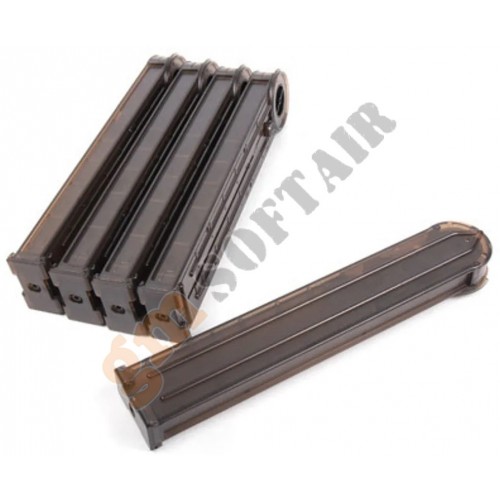 Set 5 Caricatori in Plastica 300bb P90 (KA-MAG-48-V King Arms)